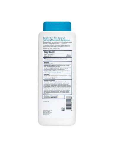 2-in-1 Anti-Dandruff Hydrating Shampoo and Conditioner